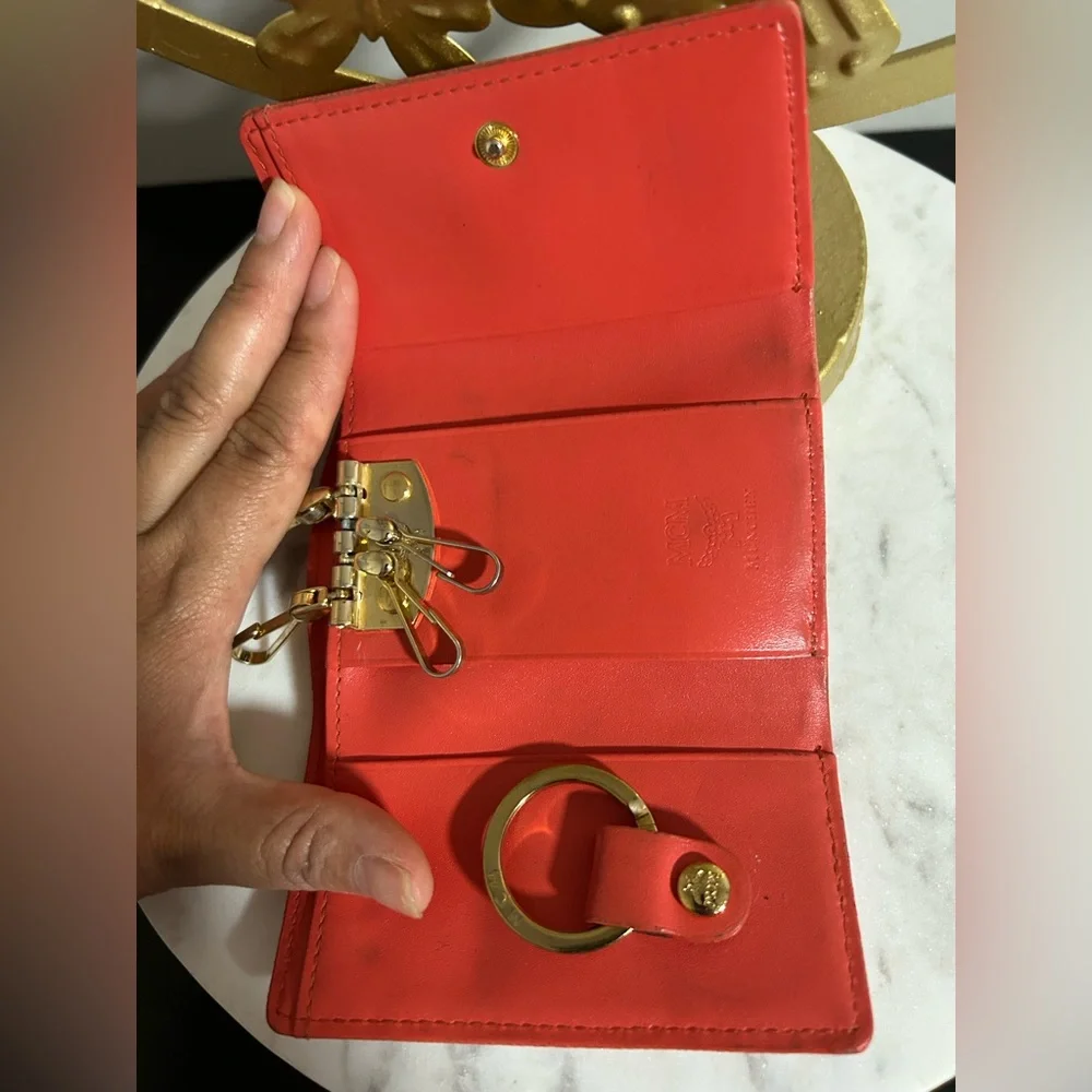 MCM Multicolor Wallet with Gold Accents - Picture 5 of 9